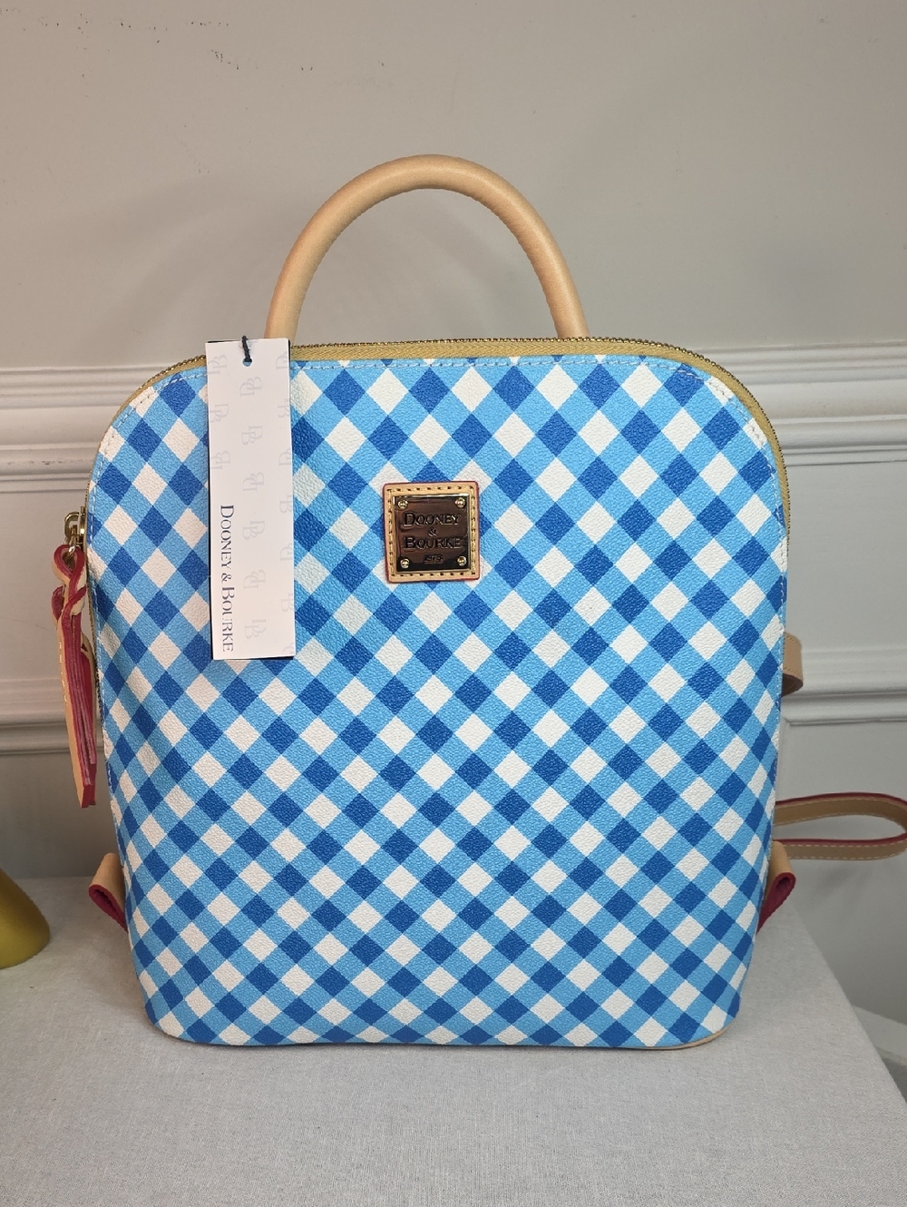 Dooney & Bourke Gingham II Zip Pod Backpack